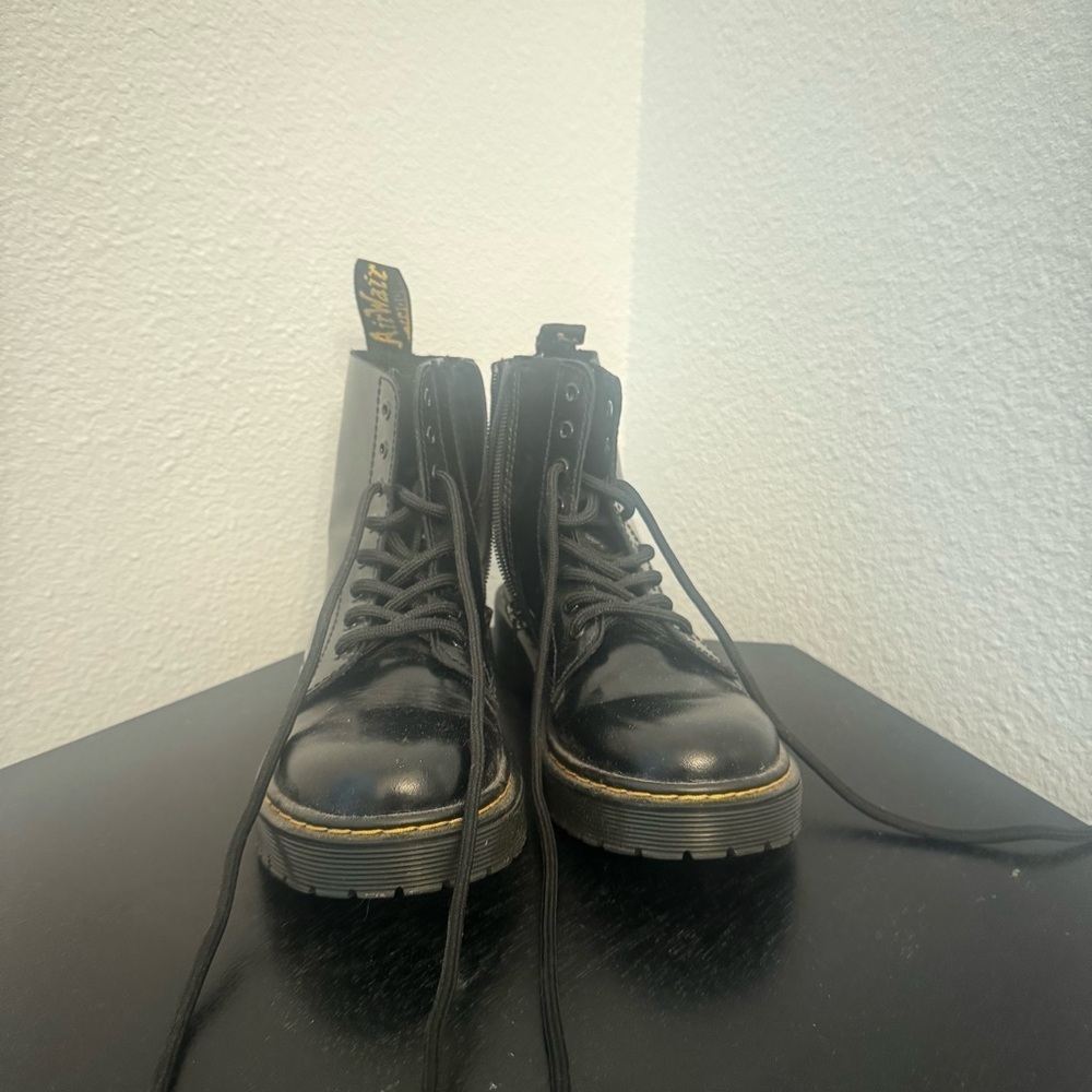 Dr. Martens Black Leather Boots